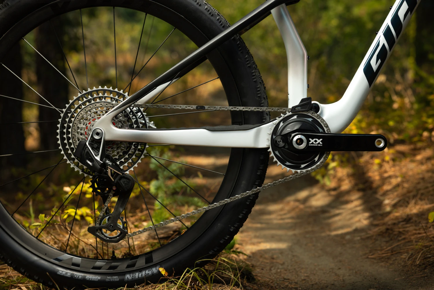 Detail zadní stavby a systému FlexPoint Pro na Giant Anthem 2026