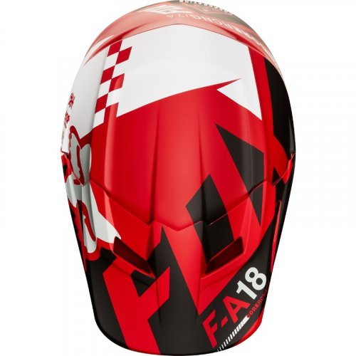 Fox V1 Sayak MX18 Helmet (red)