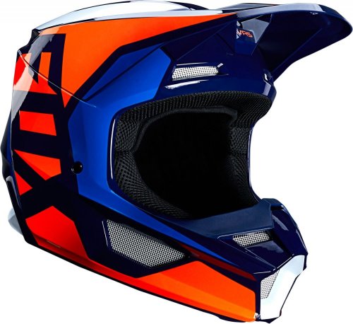 Fox V1 Lovl MX20 Helmet (blue/orange)