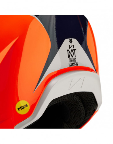 Fox V1 Nitro Helmet (fluorescent orange)